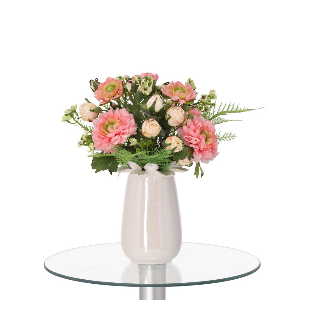 Bouquet d'art artisanal frieda bern rose