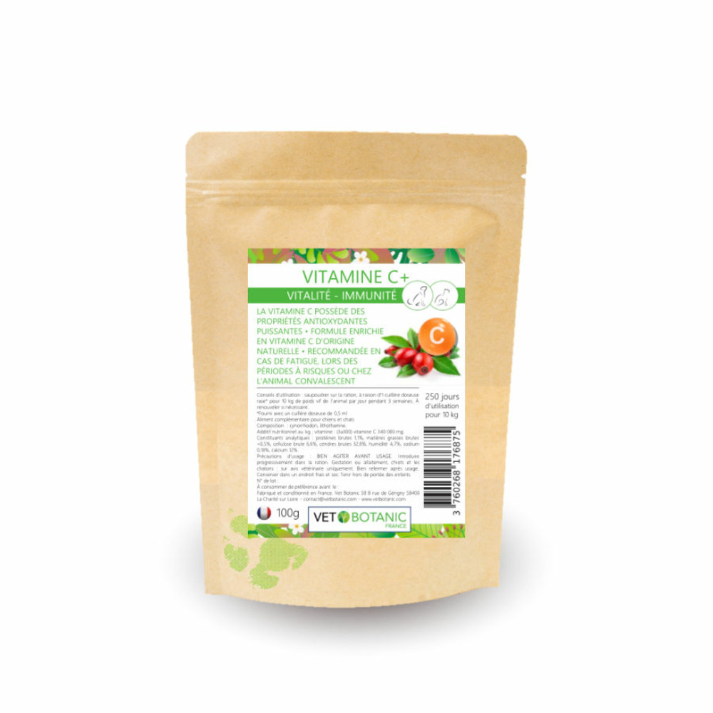 Vitamine c+ vitalité et immunité chiens et chats