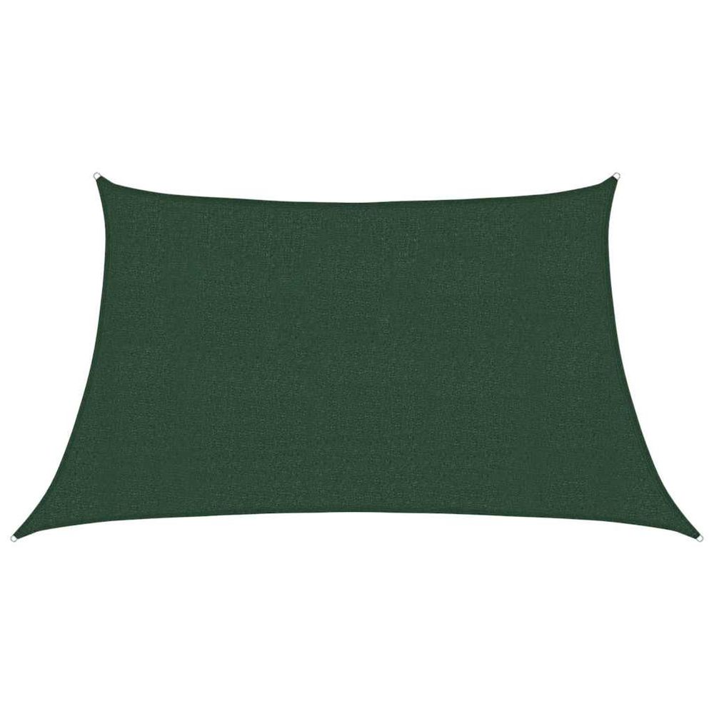 Voile d'ombrage 160 g/m² vert foncé 3/4x2 m pehd