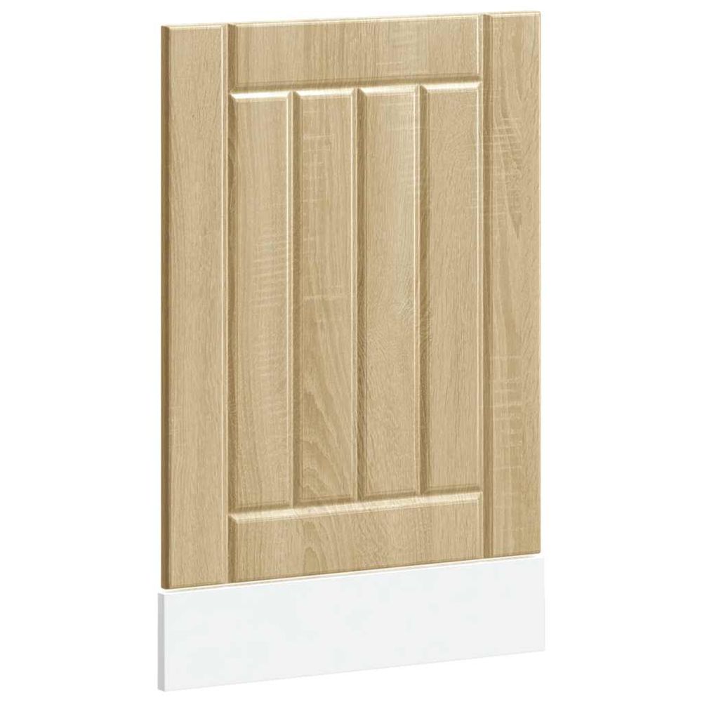 Panneau de lave-vaisselle lucca chêne sonoma bois d'ingénierie