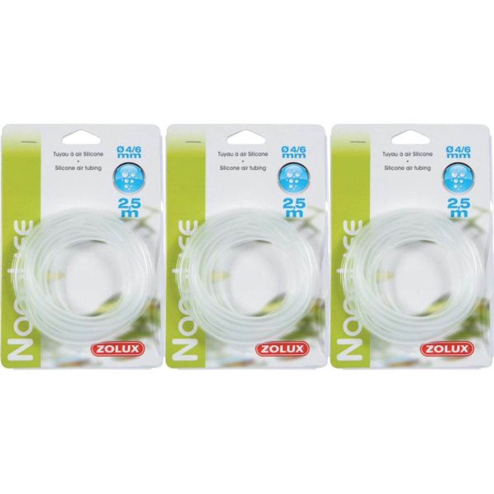 Tuyau à air en silicone 2.50 m (lot de 3)