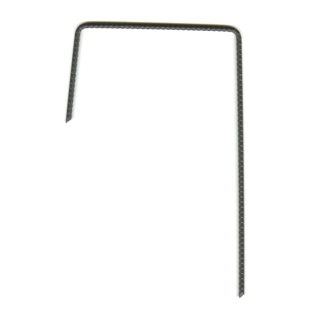 Agrafes d'ancrage torsadées pour gazon synthétique - 21 cm - lot de 100 agrafes