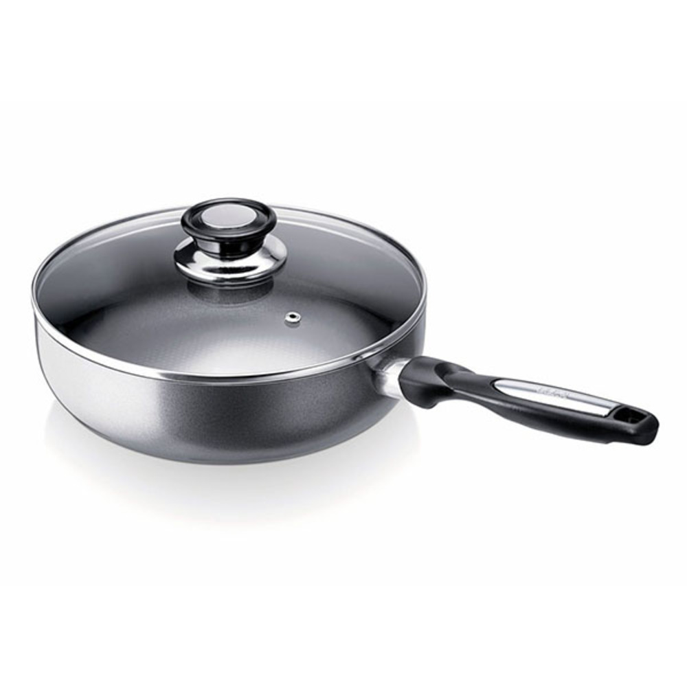 Sauteuse anti-adhésive 28cm + couvercle - 13075284