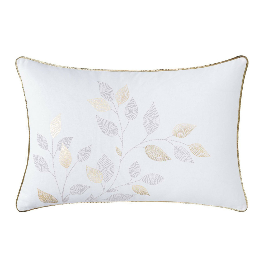 Coussin déco passepoil 