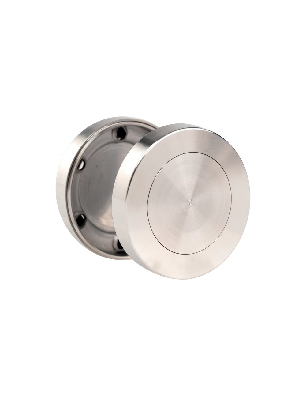 Rosace ronde inox borgne