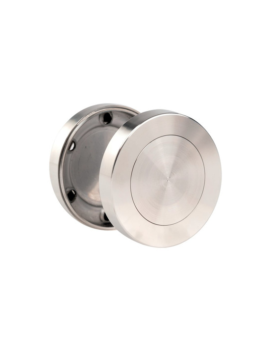 Rosace ronde inox borgne