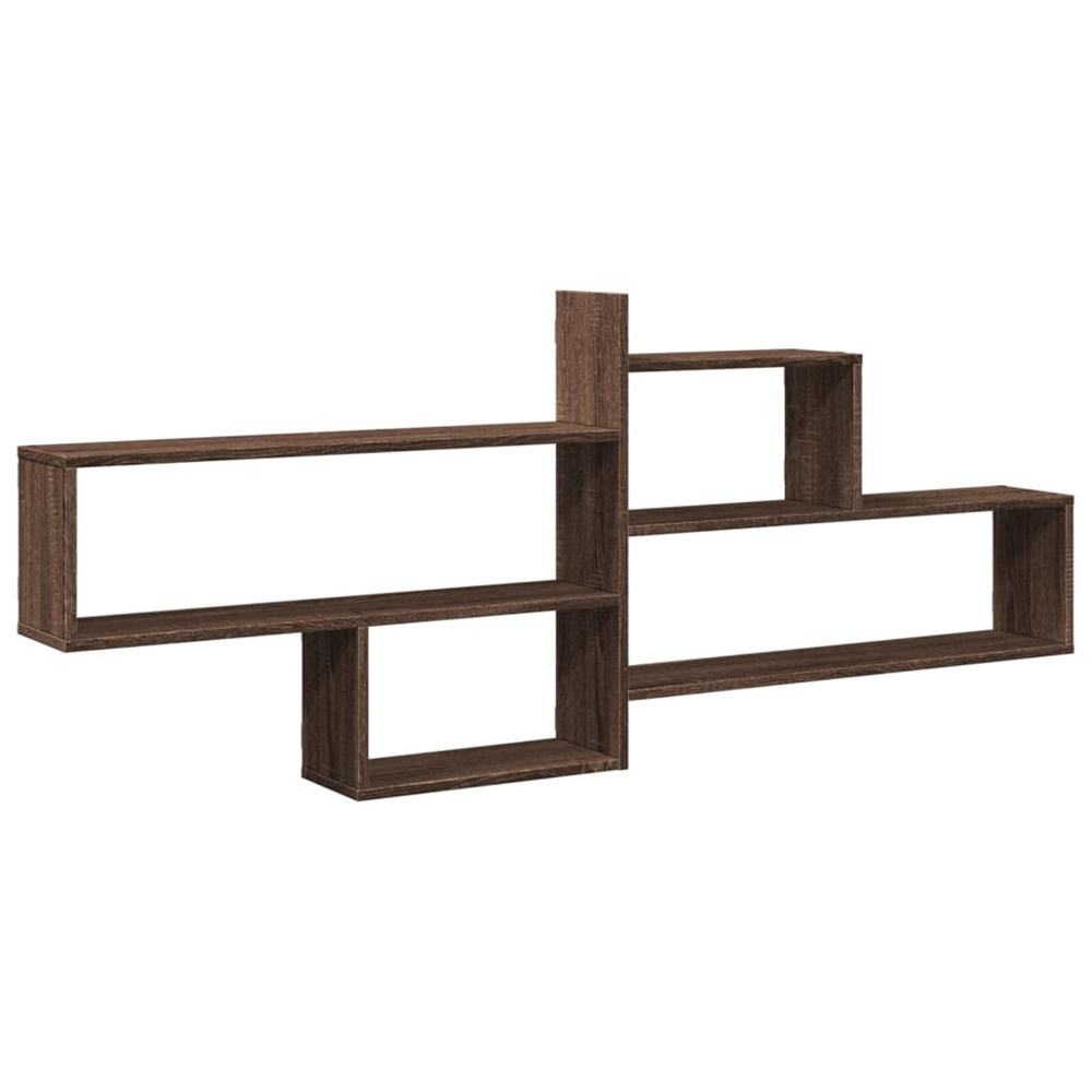 Étagère murale chêne marron 167,5x18x68 cm bois d'ingénierie