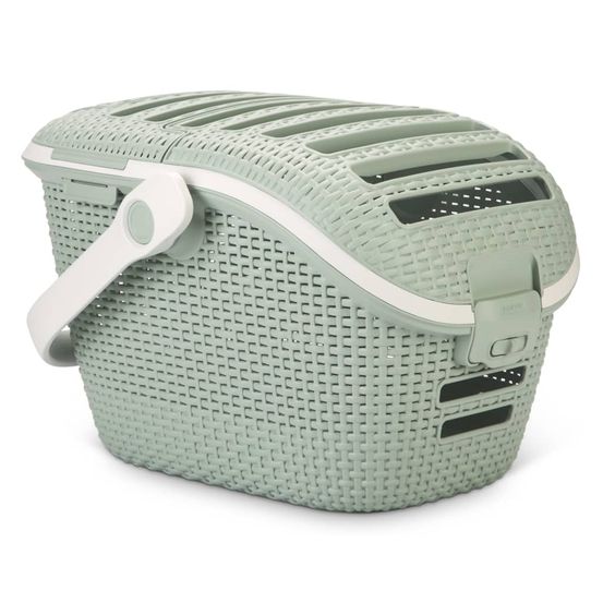 Panier de transport pour animaux 51 x 38 x 33 cm bleu brumeux