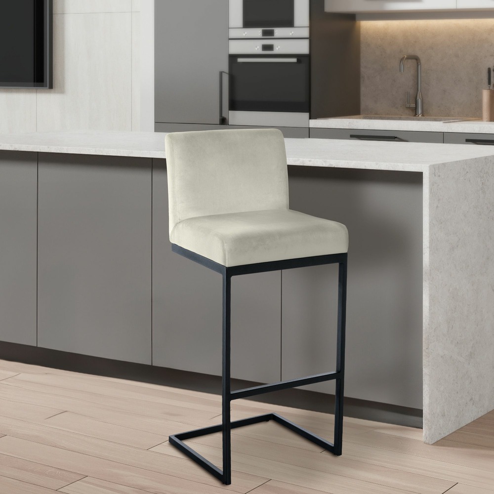 Tabouret de bar hopewell velours b