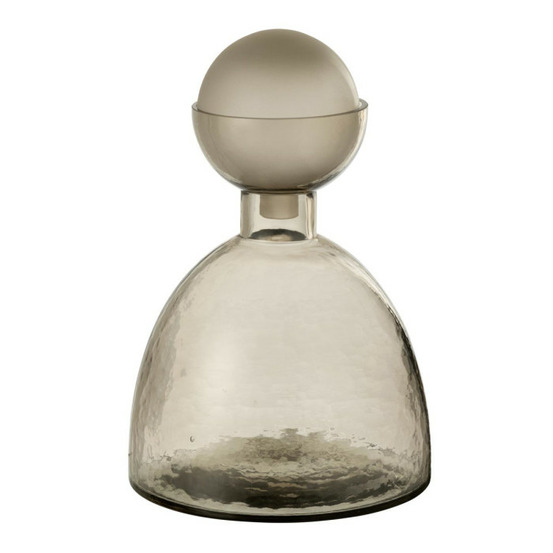 Vase bouteille bouchon en verre