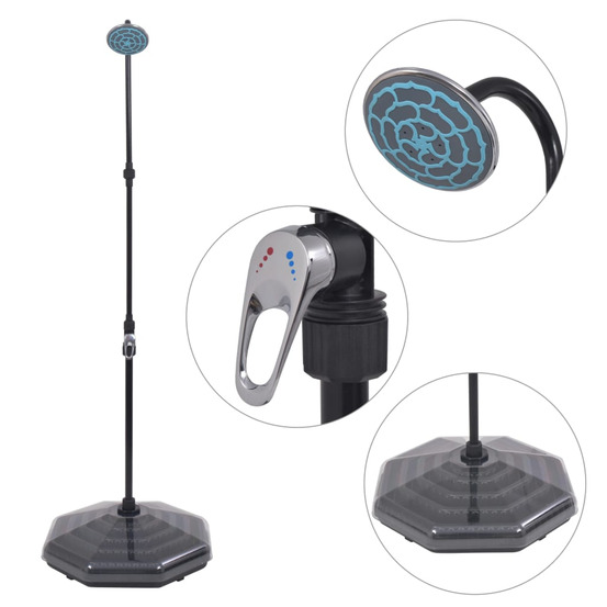 DOUCHE SOLAIRE 20 L ALUMINIUM-(867165)