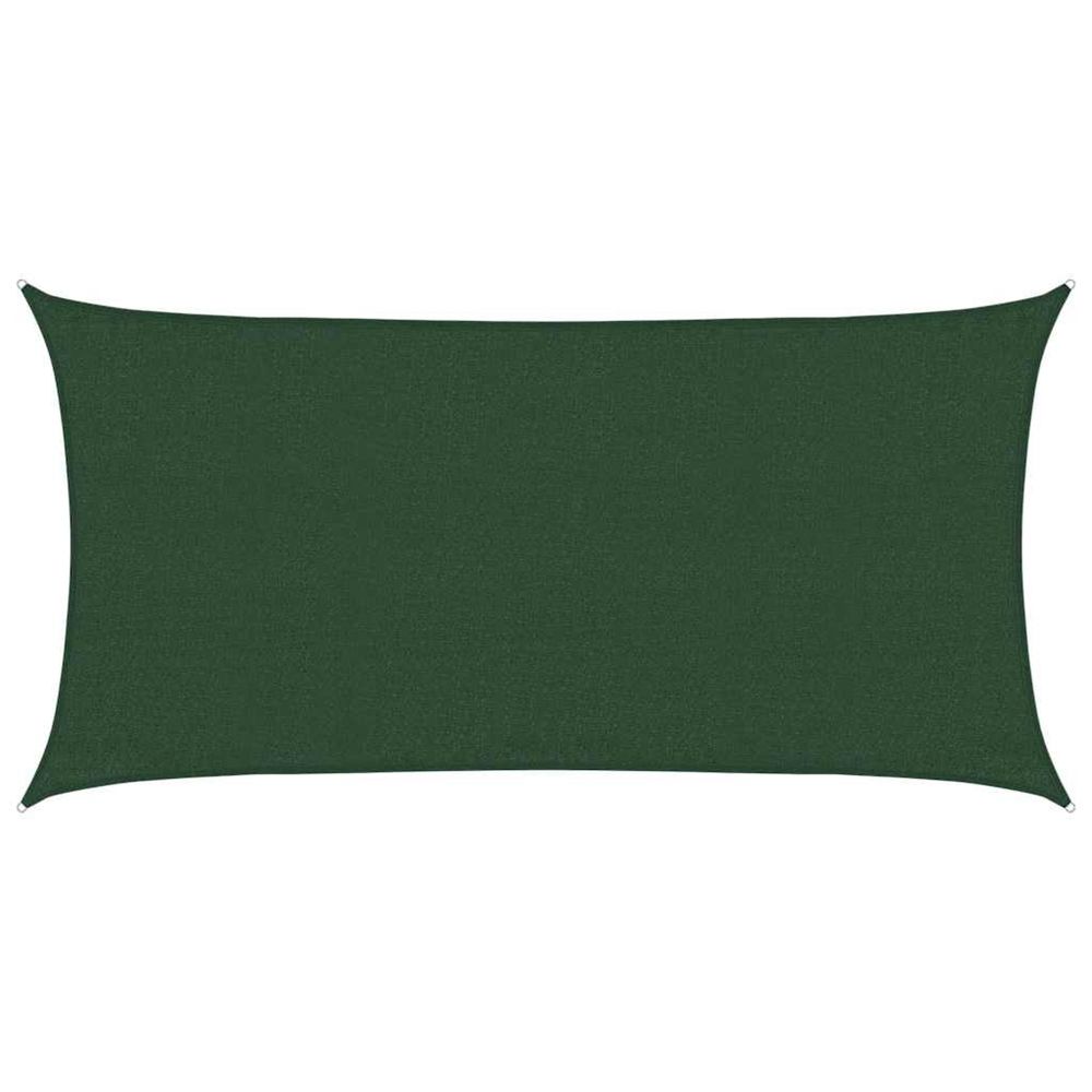 Voile d'ombrage 160 g/m² vert foncé 3x6 m pehd