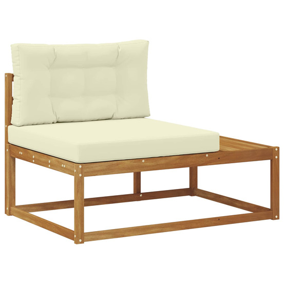 Canapé d'extérieur extrémité naturel 115 x 83 x 73 cm