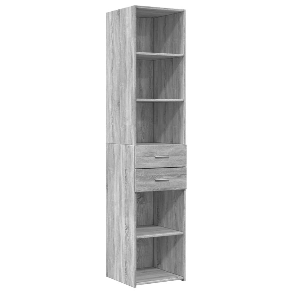 Buffet bahut commode armoire meuble de rangement organisateur cuisine salle de séjour salon haut sonoma 40 x 42,5 x 185 cm bo