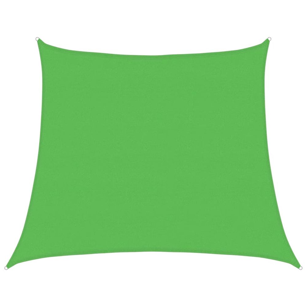 Voile d'ombrage 160 g/m² trapèze vert clair 4/5x4 m pehd