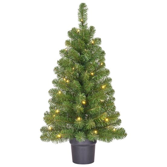 Sapin de noël artificiel norton h90x50cm - vert