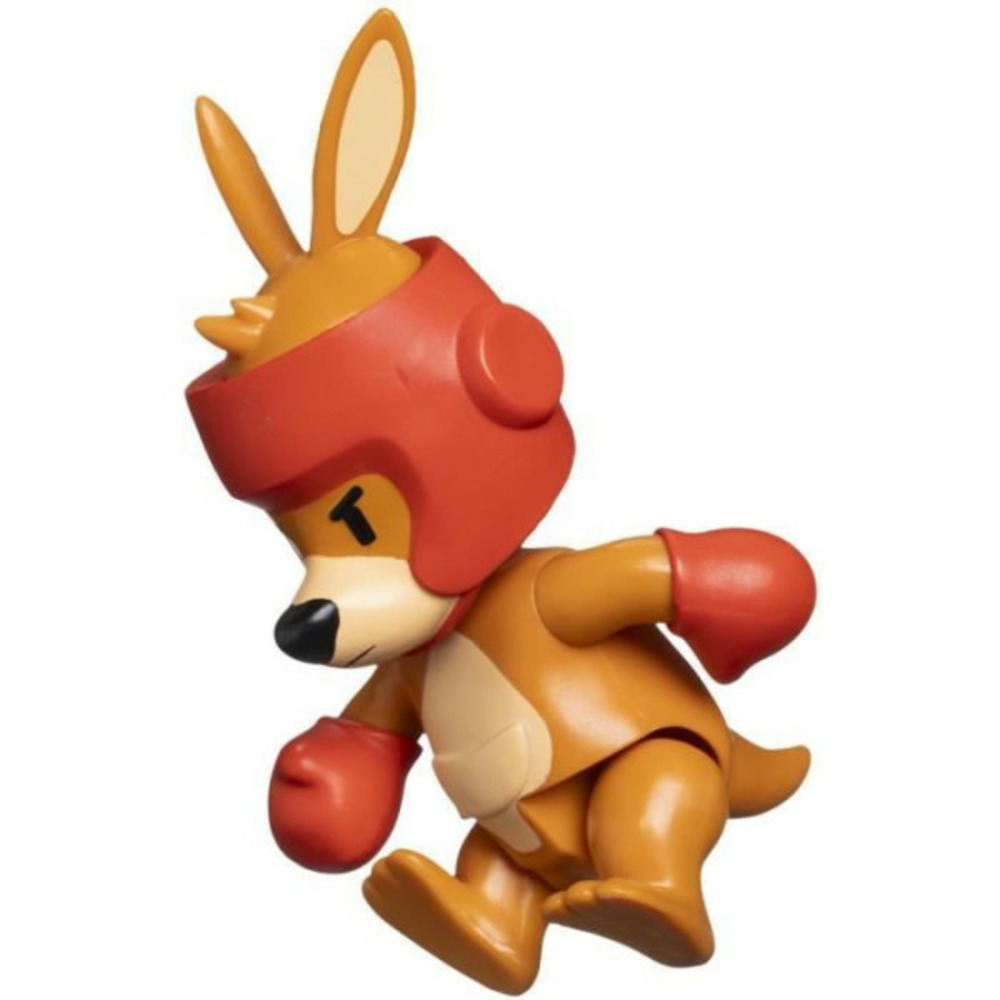 Figurine articulée - bandai - stumble guys - boxing roo - 11 cm - avec stickers