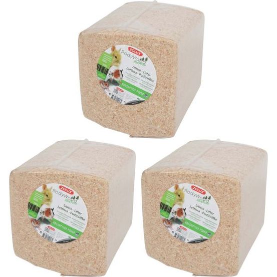 Litière naturelle rodywood lot de 3