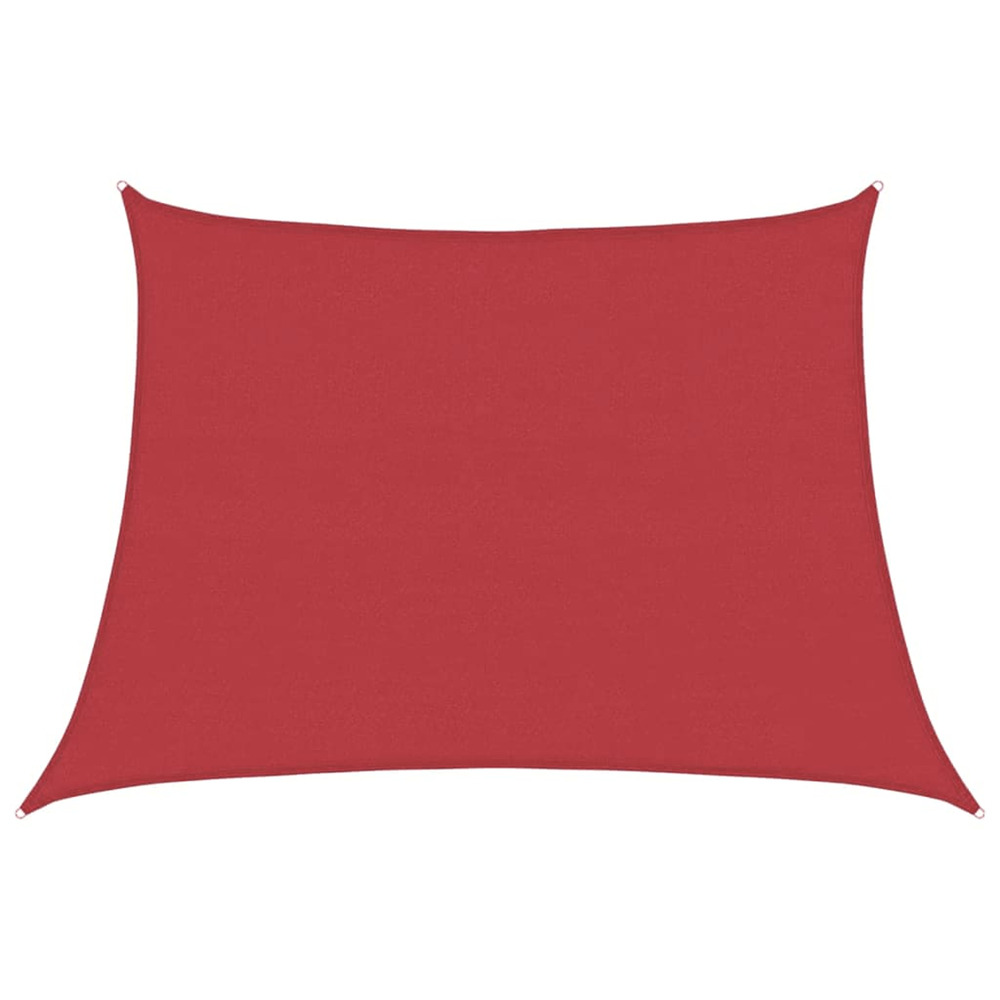 Voile d'ombrage 160 g/m² rouge 4/5x3 m pehd
