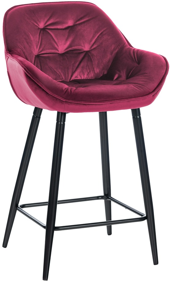 Tabouret de bar gibson 76 velours
