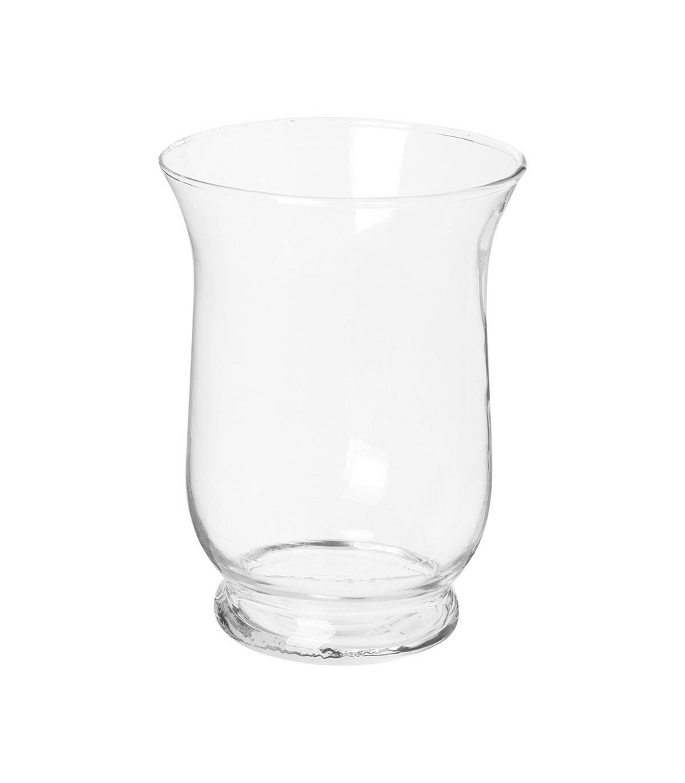 Photophore en verre h 15 cm