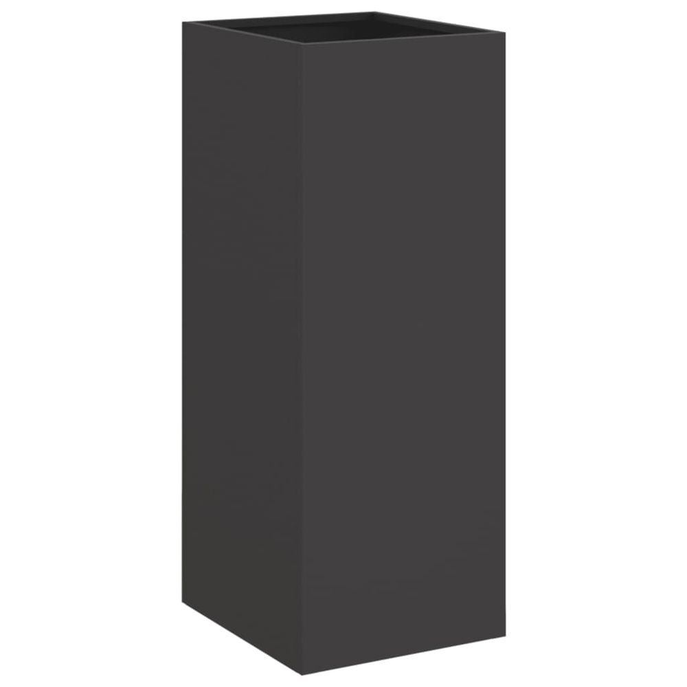 Jardinière noir 32x29x75 cm acier