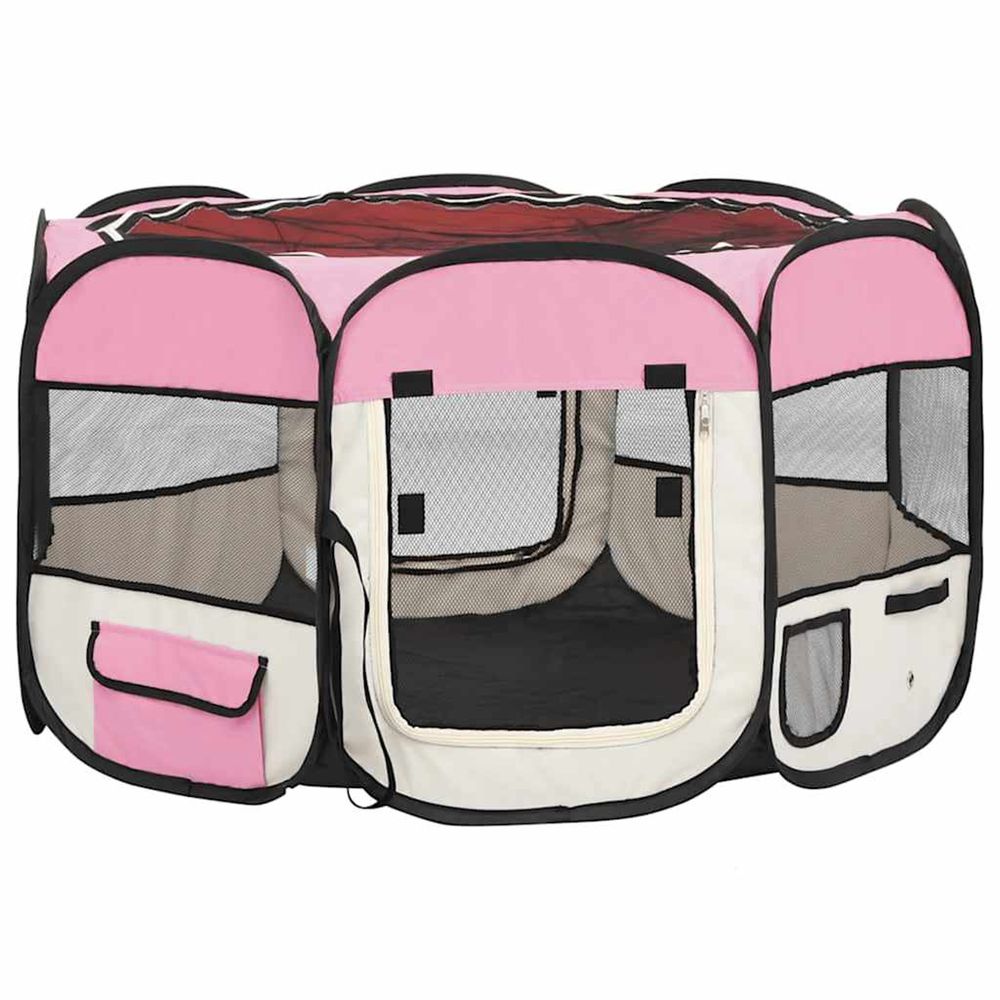 Parc pliable pour chien avec sac de