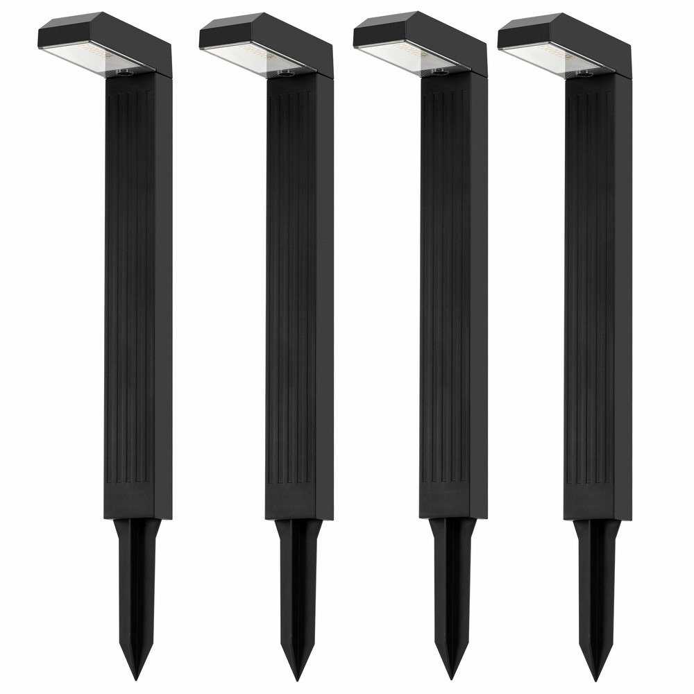 4 potelets solaires torly h49cm 200lm