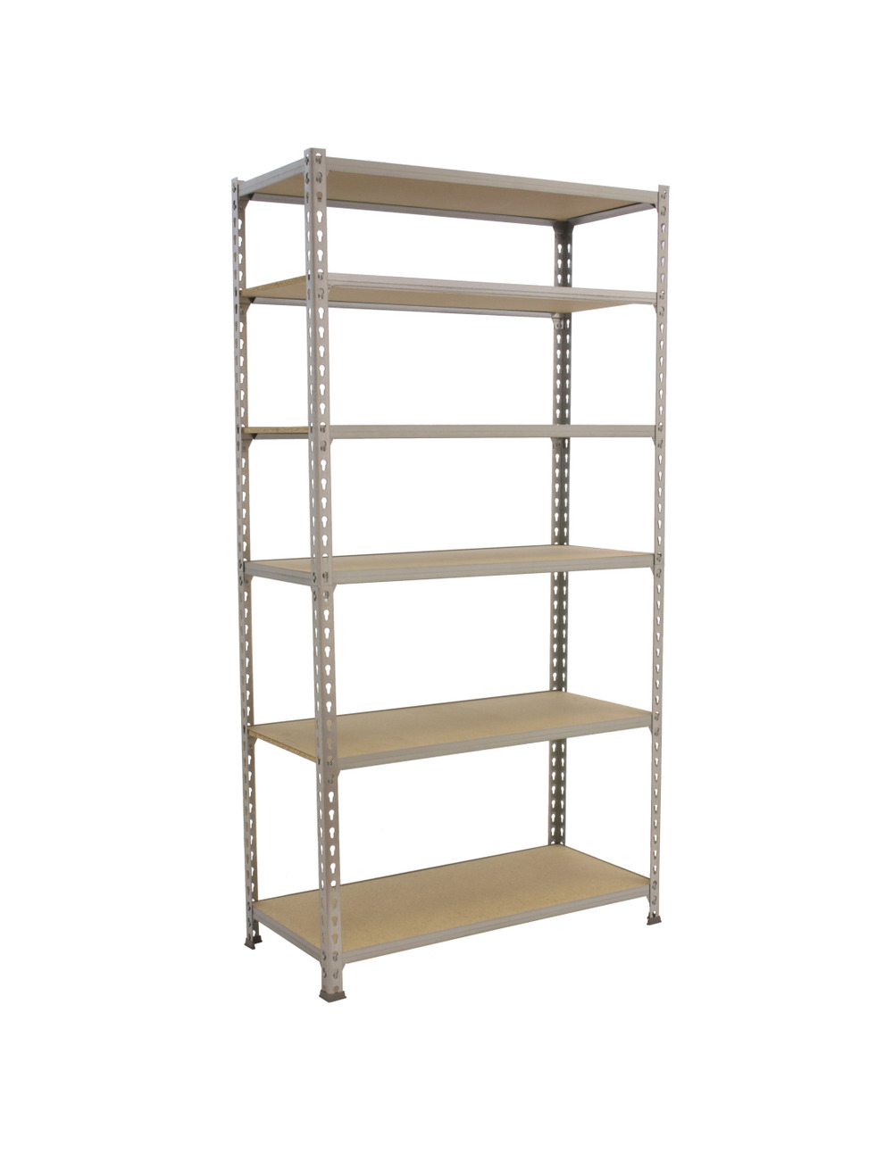 Etagère légère sans vis maderclick plus 6/300 galva/bois galva/bois 2500x1000x300 - simonrack