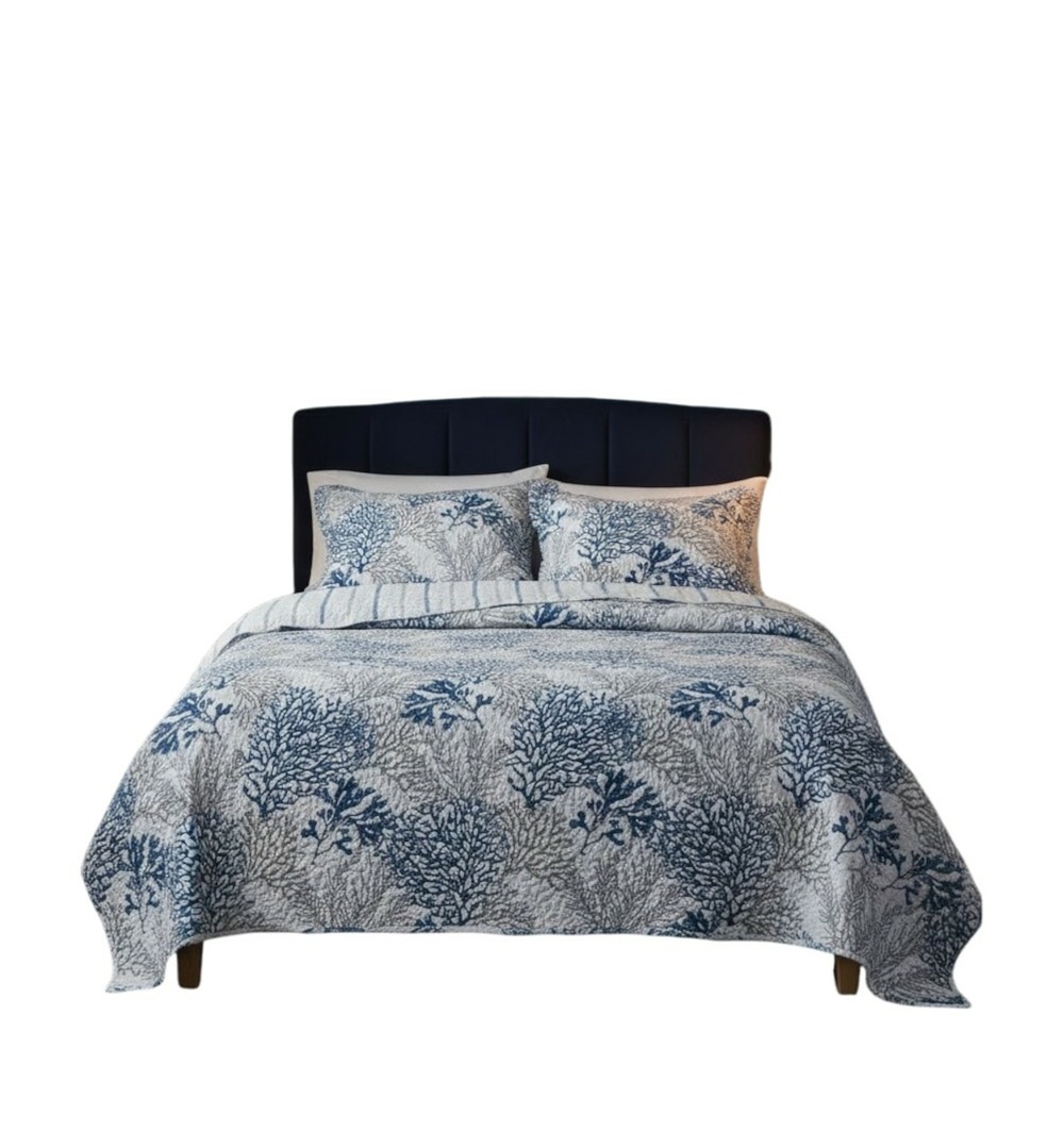 Couvre lit + taies océan