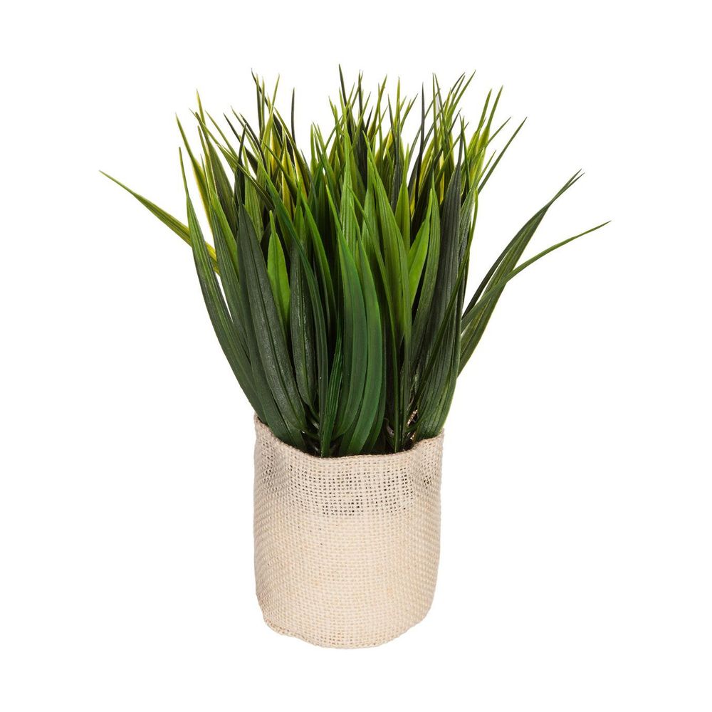 Plante artificielle pot en jute h 24 cm