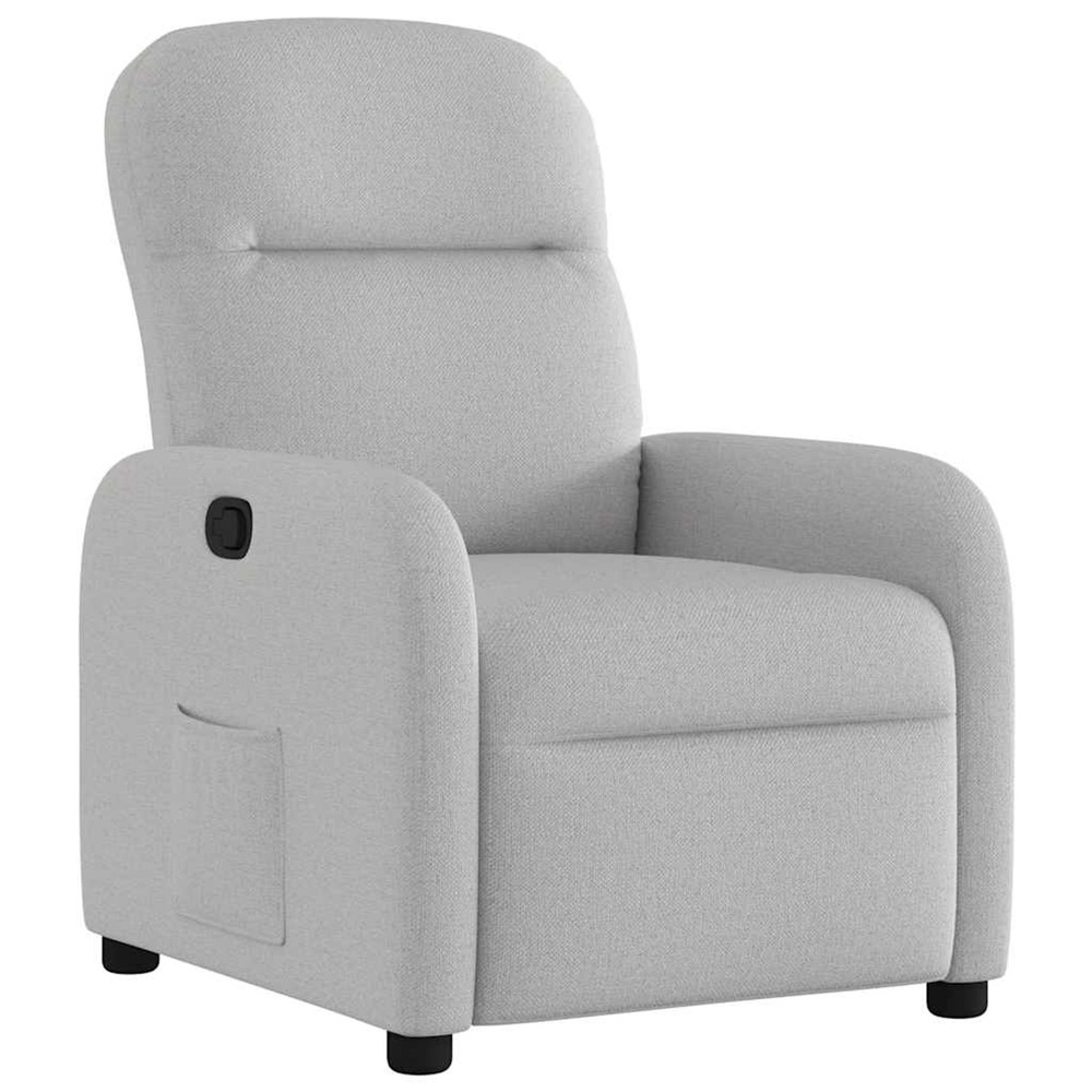Fauteuil inclinable gris nuage tissu