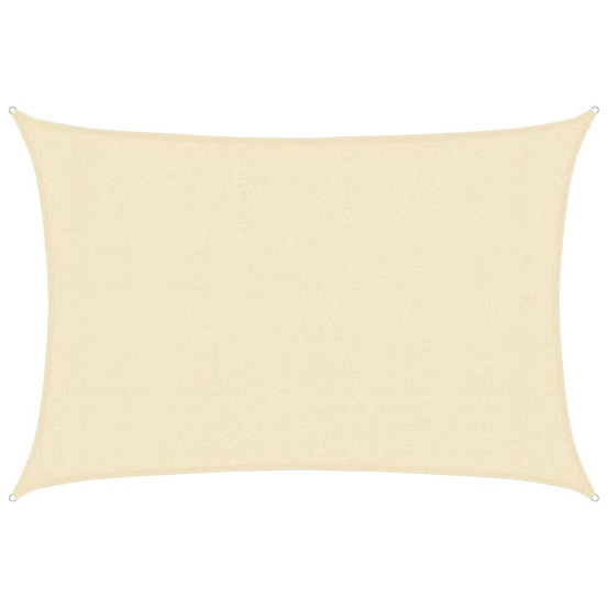 Voile d'ombrage 160 g/m² crème 3x4,5 m pehd