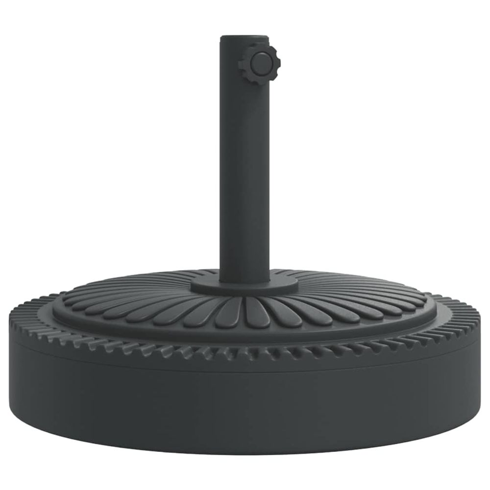 Base de parasol pour mâts ø38 / 48 mm 25 kg rond