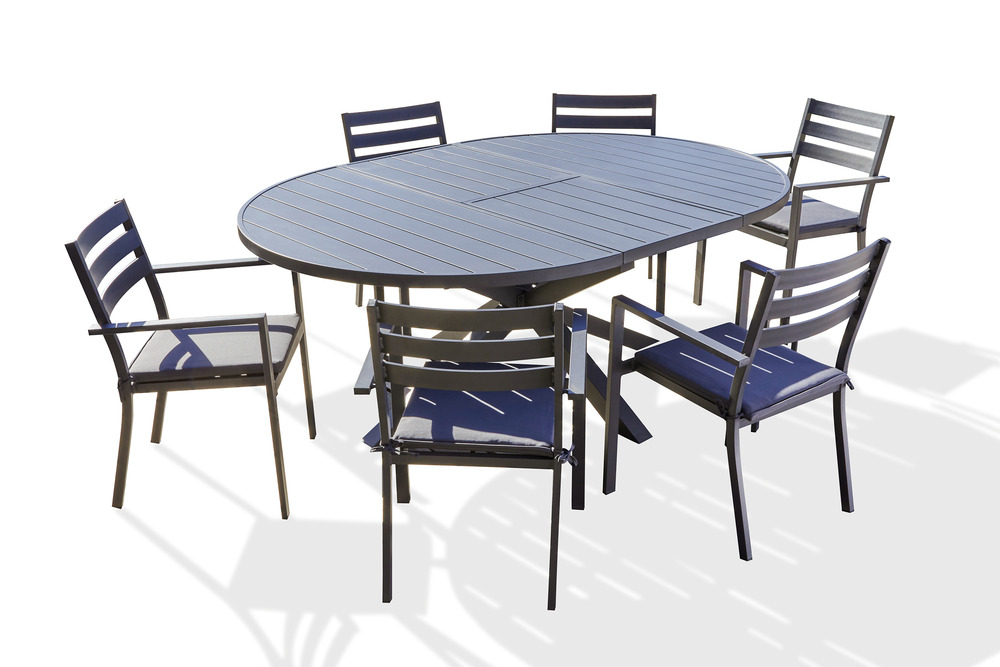 Ensemble repas pelosa 6 places en aluminium