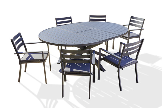 Ensemble repas pelosa 6 places en aluminium
