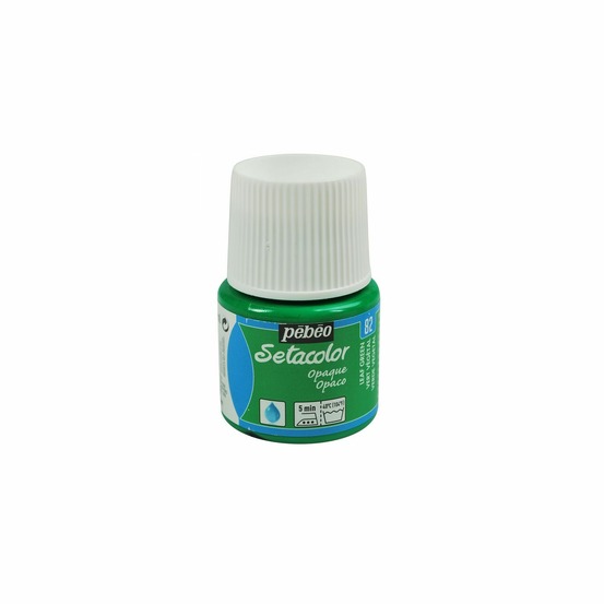 Peinture textile setacolor opaque - vert - 45 ml