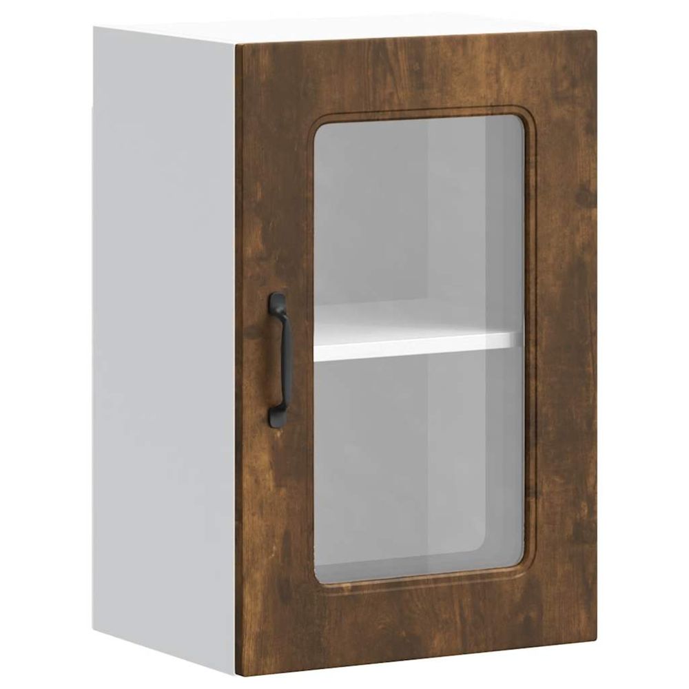 Armoire murale de cuisine avec porte vitrée 