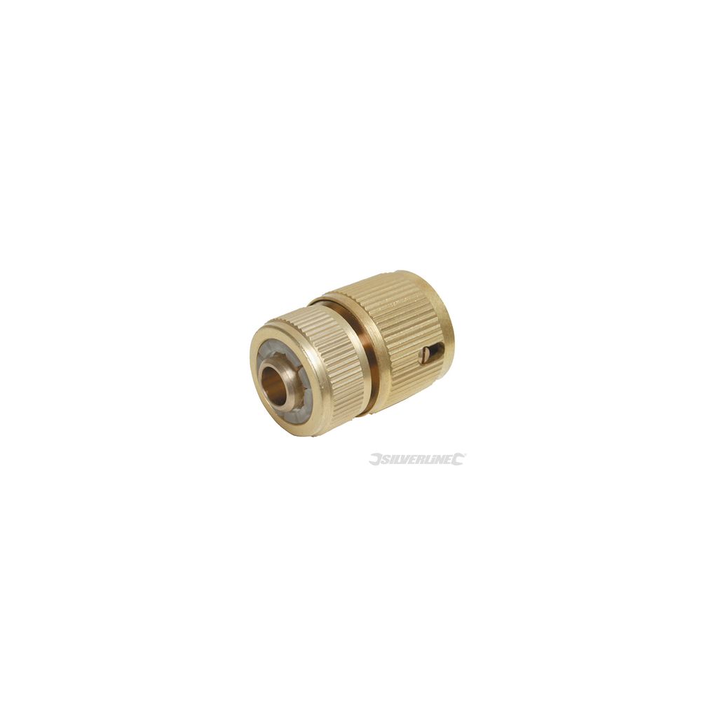 Silverline - raccord rapide automatique en laiton - femelle 1/2''