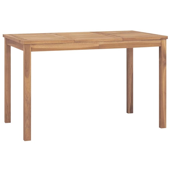 Table à dîner de jardin 120x70x77 cm bois de teck solide