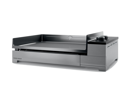 Plancha gaz 7000w plaque fonte émaillée 60x42cm - premium g60i