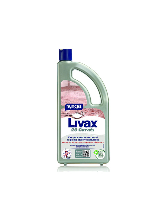 Livax 20 carats cire pour marbre non lustré 1l - nuncas