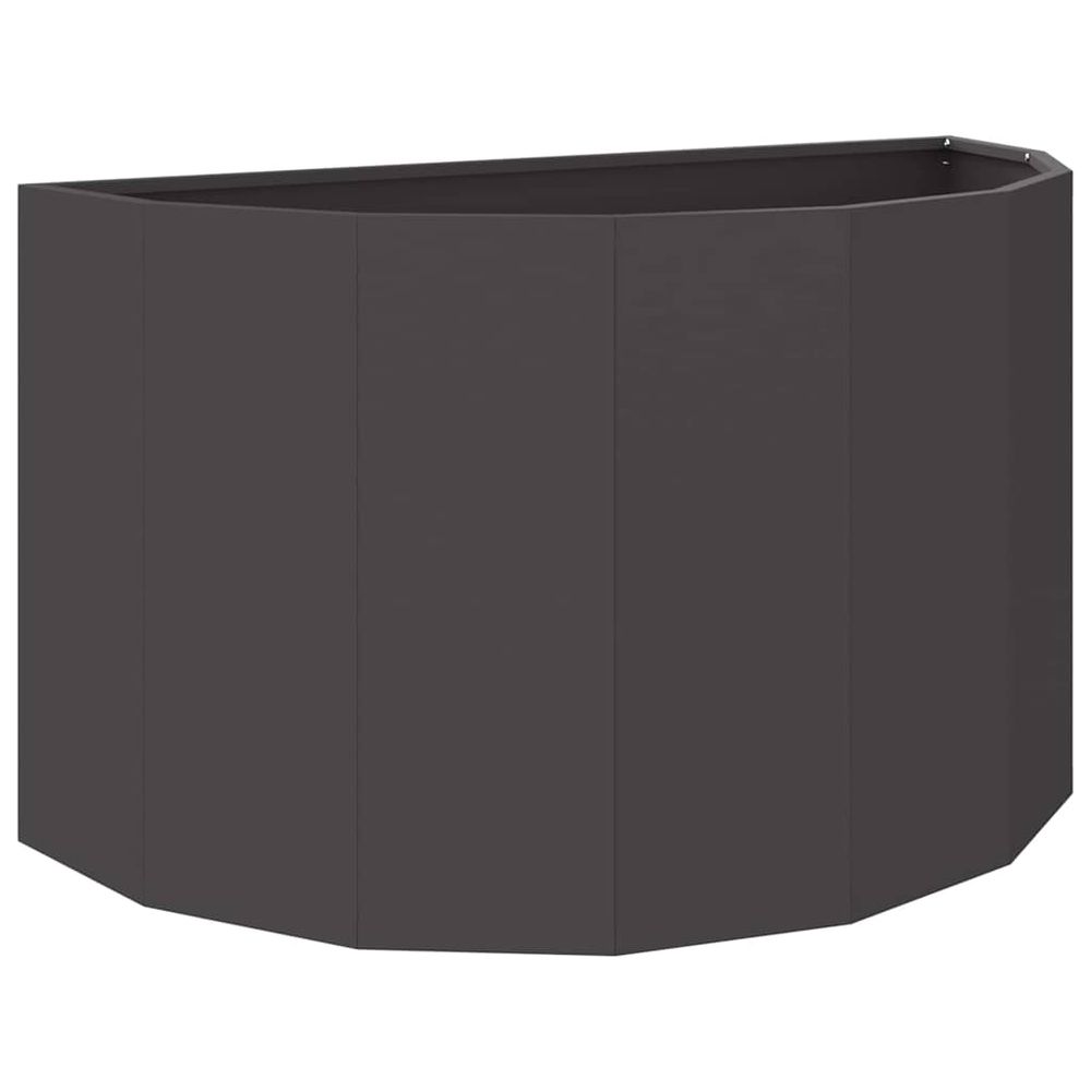 Jardinière noir 90 x 45 x 50 cm acier