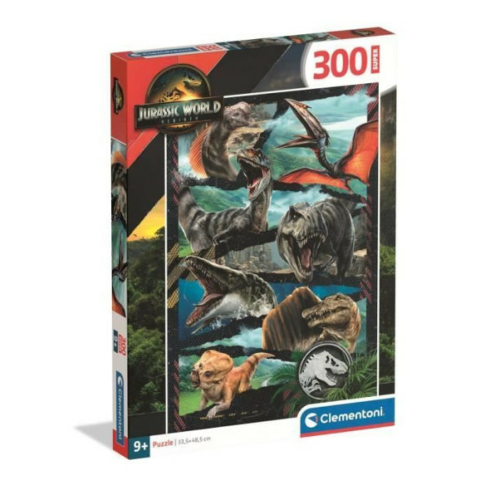 Clementoni - 300 pieces super - jurassic world, renaissance