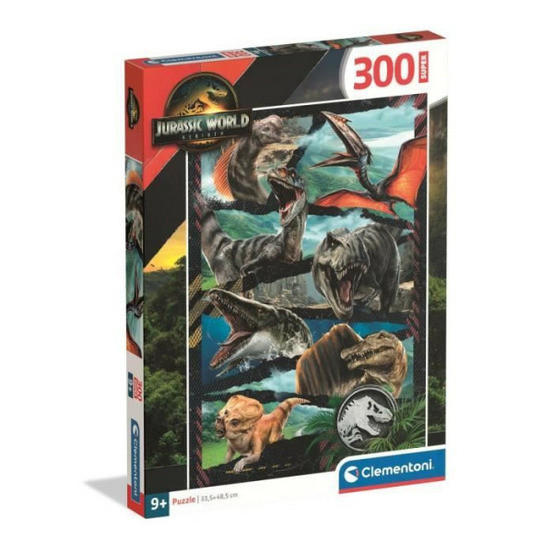 Clementoni - 300 pieces super - jurassic world, renaissance