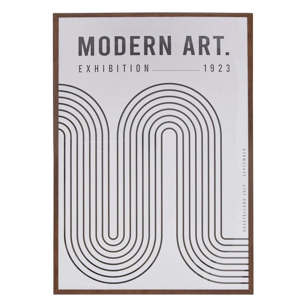 Affiche encadrée adem noir et blanc 50x70cm