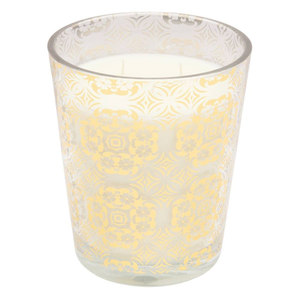 Bougie parfumée ilan épice 820g dorée