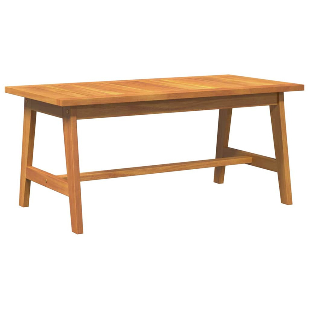 Table basse marron bois d'acacia massif