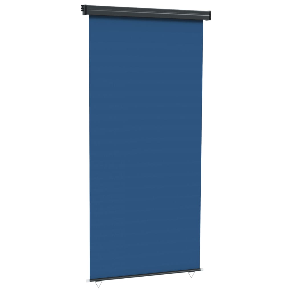 Auvent latéral de balcon 122x250 cm bleu