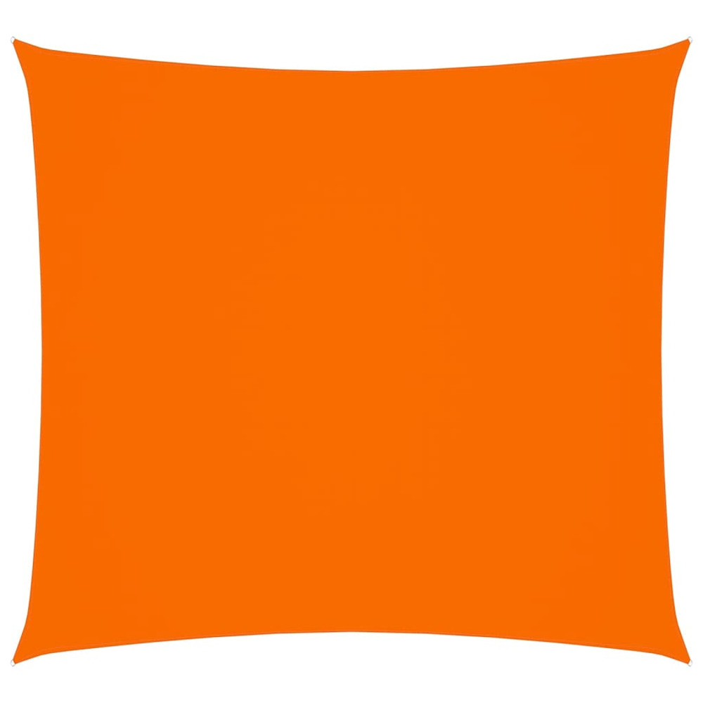 Voile de parasol tissu oxford carré 4,5x4,5 m orange